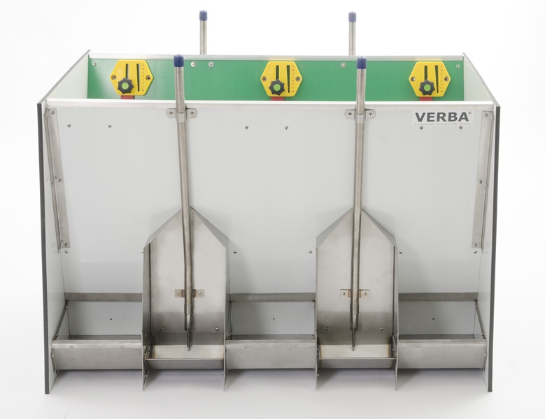 A00-2013 Drowaco 373 D Voerbak biggen Dubbele biggen voerbak Drowaco