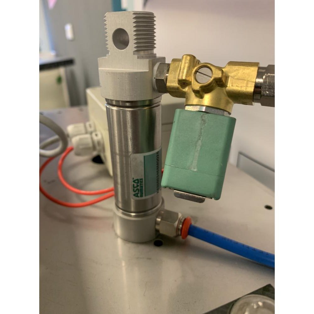 Cilinder korte slag met ventielen RVS cilinder Variomix 25mm