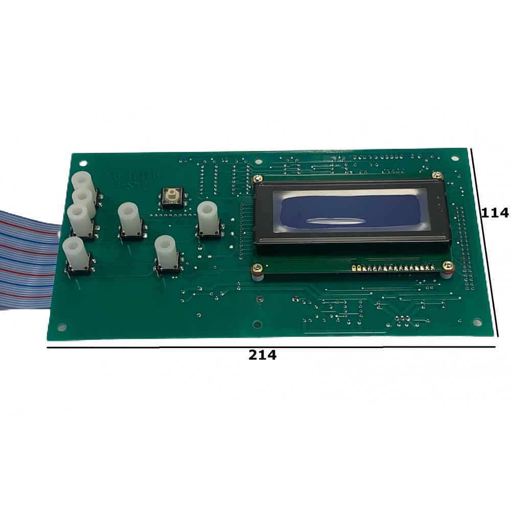 Deurprint Variomix voercomputer met maatvoering Maten bij Deur printplaat Variomix voercomputer