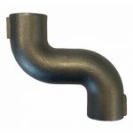 1/2" RVS S-bocht varkensstal